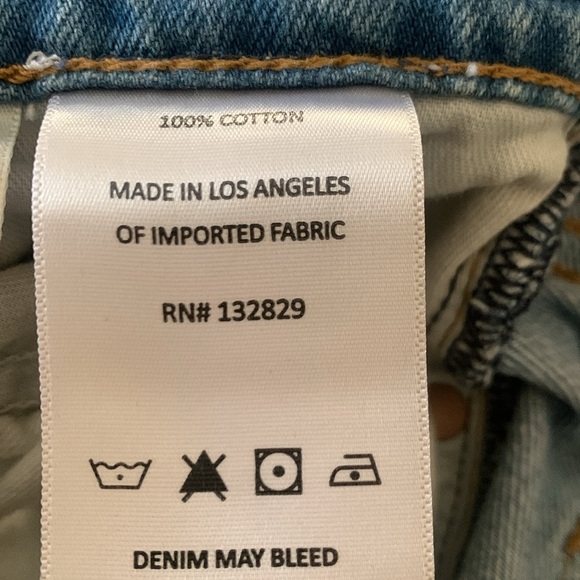 GRLFRND Karolina High Rise Straight Crop in Phoenix Size 26 - Picture 9 of 9